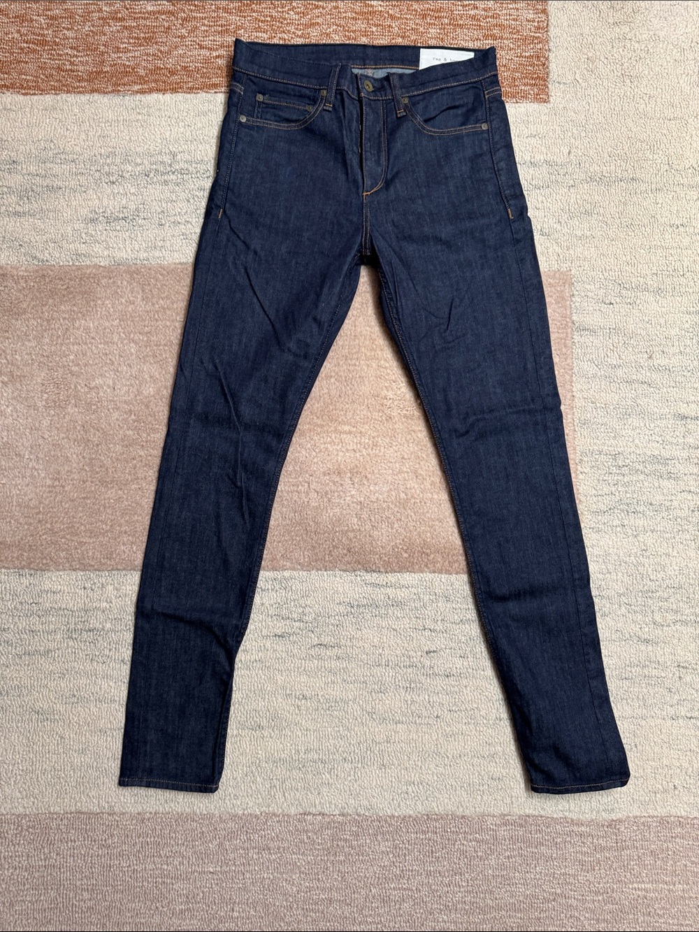 rag & bone Men’s Skinny Jeans in Dark Blue